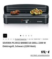 Grill, Tischgrill, Severin, PG 8552, Neu Berlin - Neukölln Vorschau