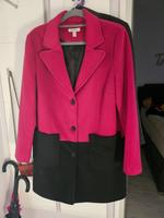 Mantel von Alba Moda Gr. 42 dunkelblau/pink Berlin - Reinickendorf Vorschau