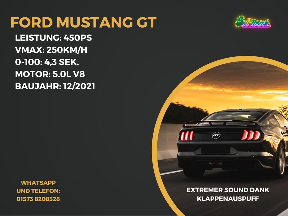 Mustang mieten | Sportwagen mieten in Hannover in Hannover