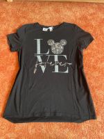 T-Shirt Disney Mickey Mouse Gr. XS schwarz Amisu mit Glitzer Sachsen - Burkhardtsdorf Vorschau