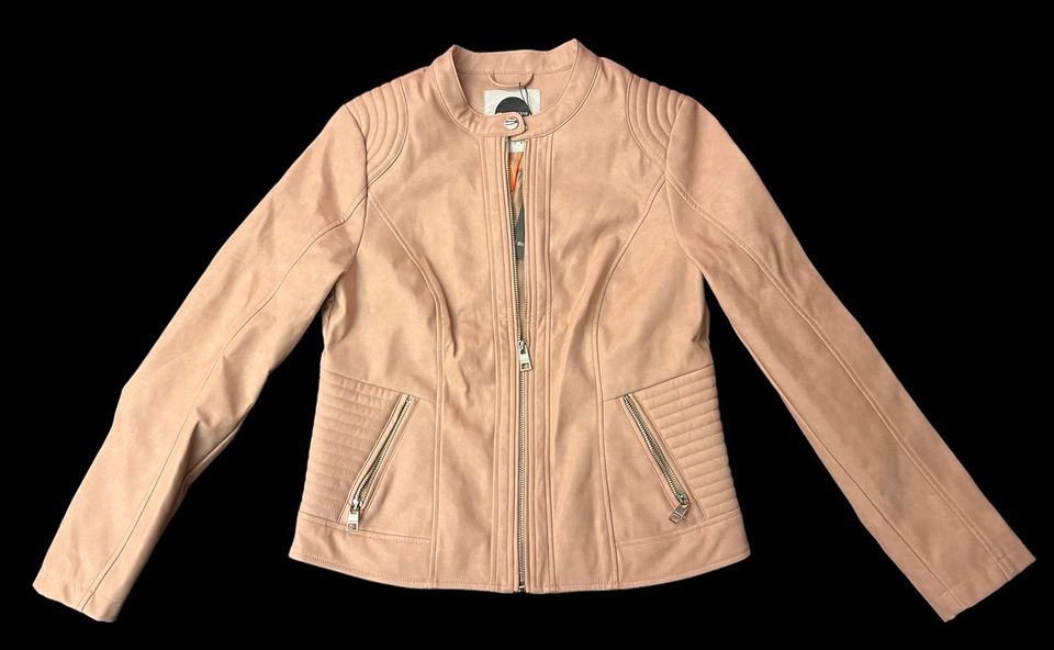 Rosa Lederjacke von Street One gr. 38 NEU in Hamburg