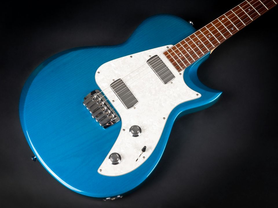 2009 Taylor USA SB1-X Classic Custom SolidBody Trans Blue in Niebüll