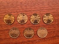 7x 20 Cent Münze, Euromünzen, Slowakei, 2009 Bayern - Eichenau Vorschau