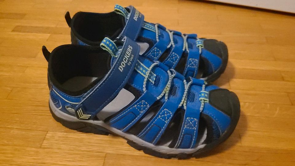 Neuwertig Dockers by Gerti 36 Blau Trekkingsandalen in Klein Nordende