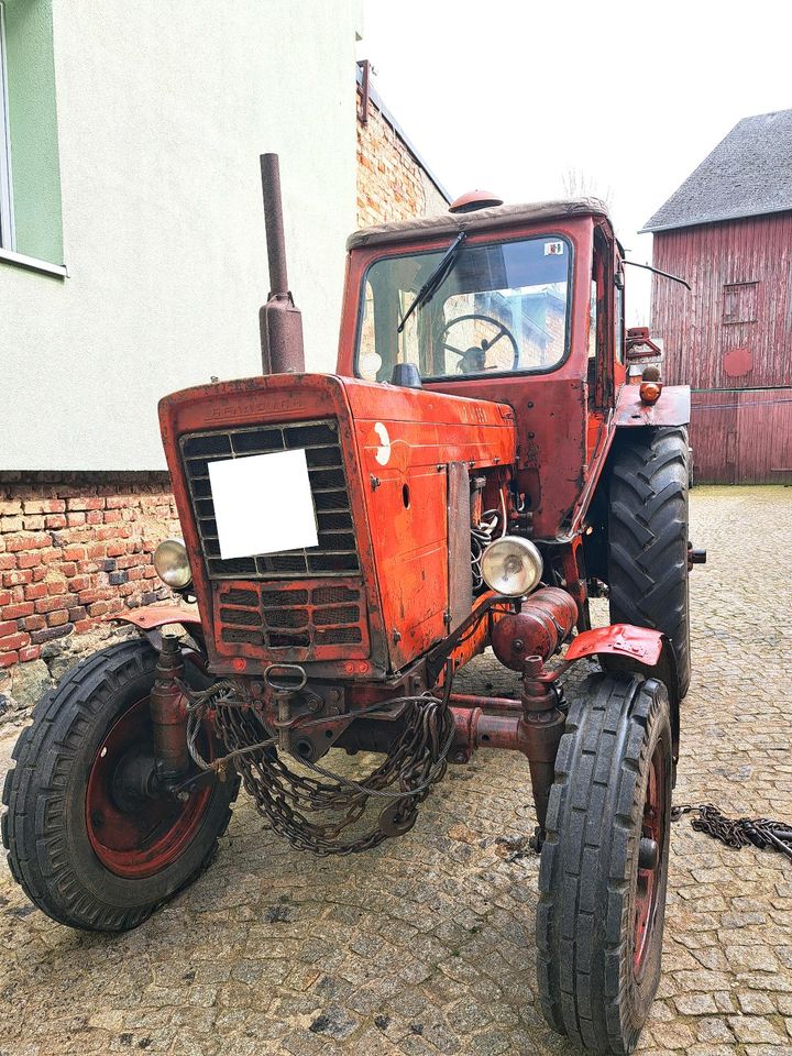 Belarus MTS 50 mit Deutz Mähwerk in Schleiz