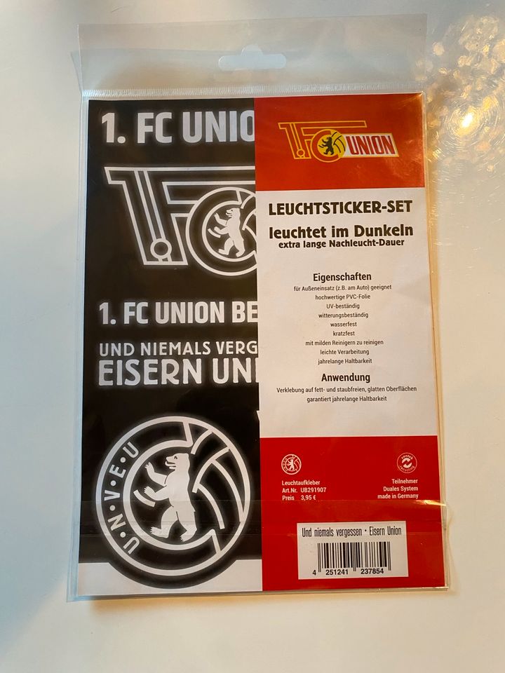 FC Union Leuchtsticker-Set in Zossen-Kallinchen