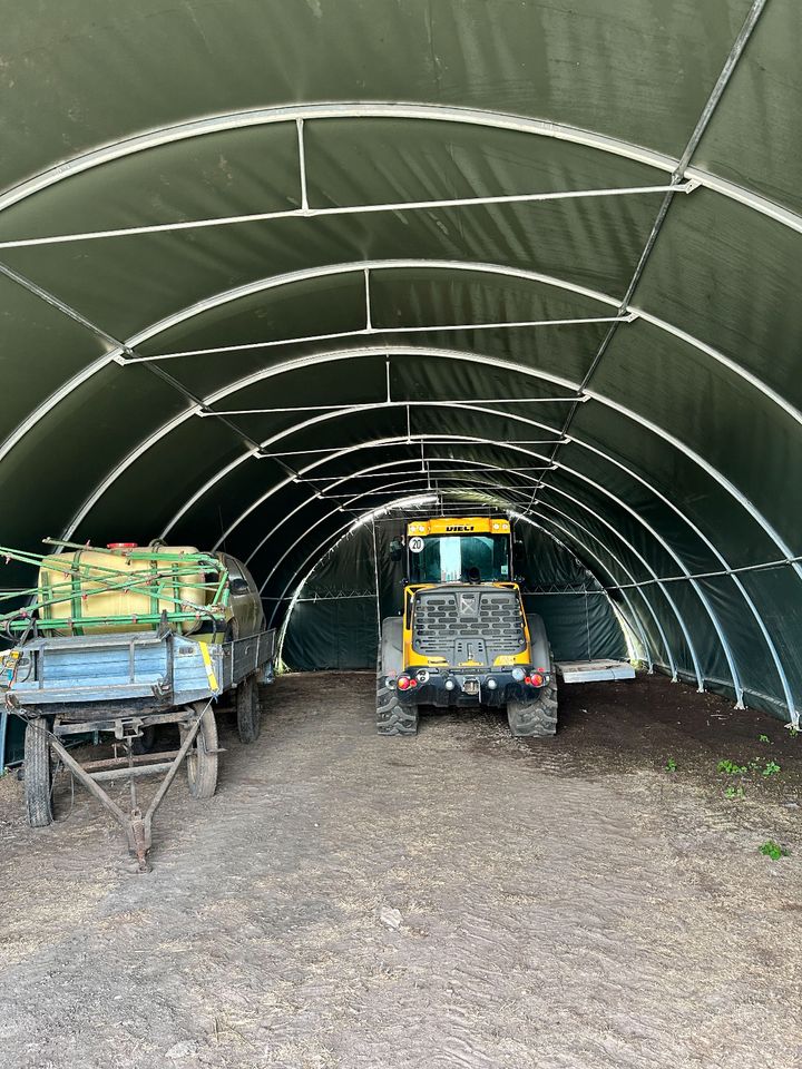 Optimaler Schutz vor Wind, Sonne, Regen, Hagel und Schnee - Genehmigungsfreie Rundbogenhalle - Kein Fundament nötig - robuste, korrosionsfreie Gestänge - Lagerware - Ersatzteile - Garantie - Statik in Hamburg