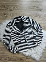 Taifun Blazer Jacke Streifen schwarz-weiß Gr. 38 wie neu! Sachsen - Görlitz Vorschau