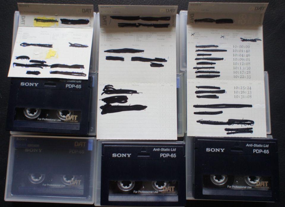 10 DAT Kassetten Sony PDP-65 für Recorder von Aiwa,Tascam,Fostex in Hamburg
