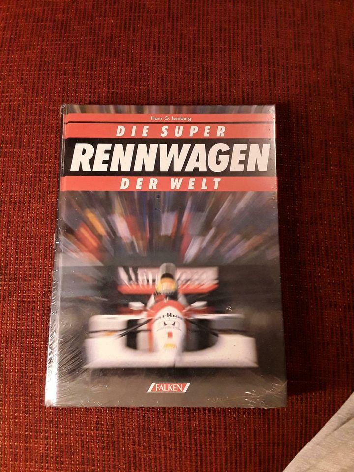 DIE SUPER RENNWAGEN DER WELT * Buch v. Hans G. Isenberg * Falken in Lauda-Königshofen