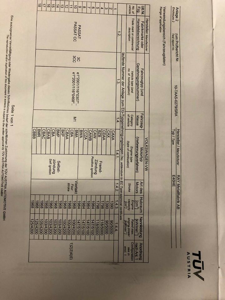 VW Passat 3C Frontantrieb 3 Zoll Edelstahl Sportauspuff ABE in Velten