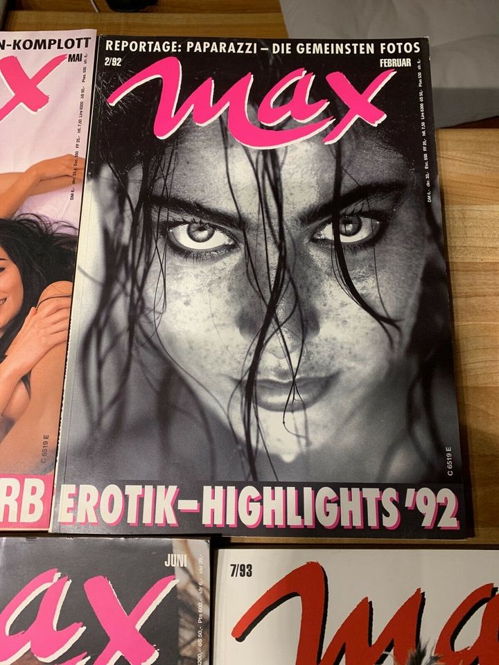 Alte MAX Zeitschriften 1992 & 1993 in München