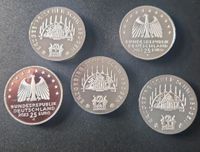 5 x 25 Euro Silbermünze Münze BRD ERZGEBIRGISCHER SCHWIBBOGEN Baden-Württemberg - Karlsruhe Vorschau