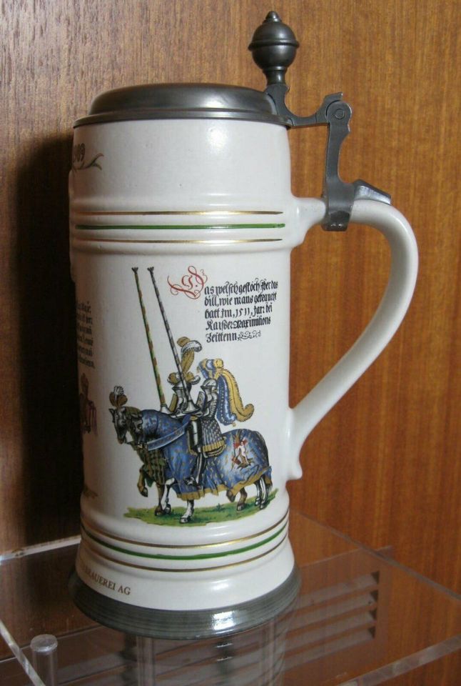 Bierkrug "100 Jahre Ritterbrauerei" 1989 (Ritter, Dortmund) in Dortmund