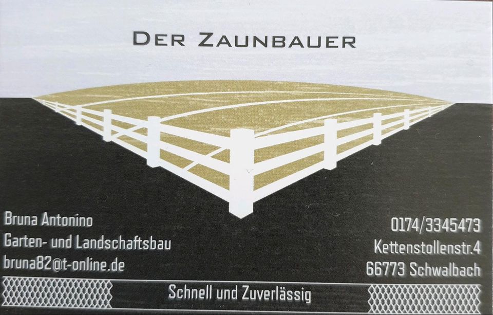 Der Zaunbauer in Schwalbach