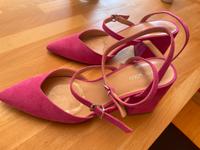 Damenschuhe Pumps pink - Gr. 38 Neuw. samtig weich 8,5 cm hoch Baden-Württemberg - Wilhelmsfeld Vorschau