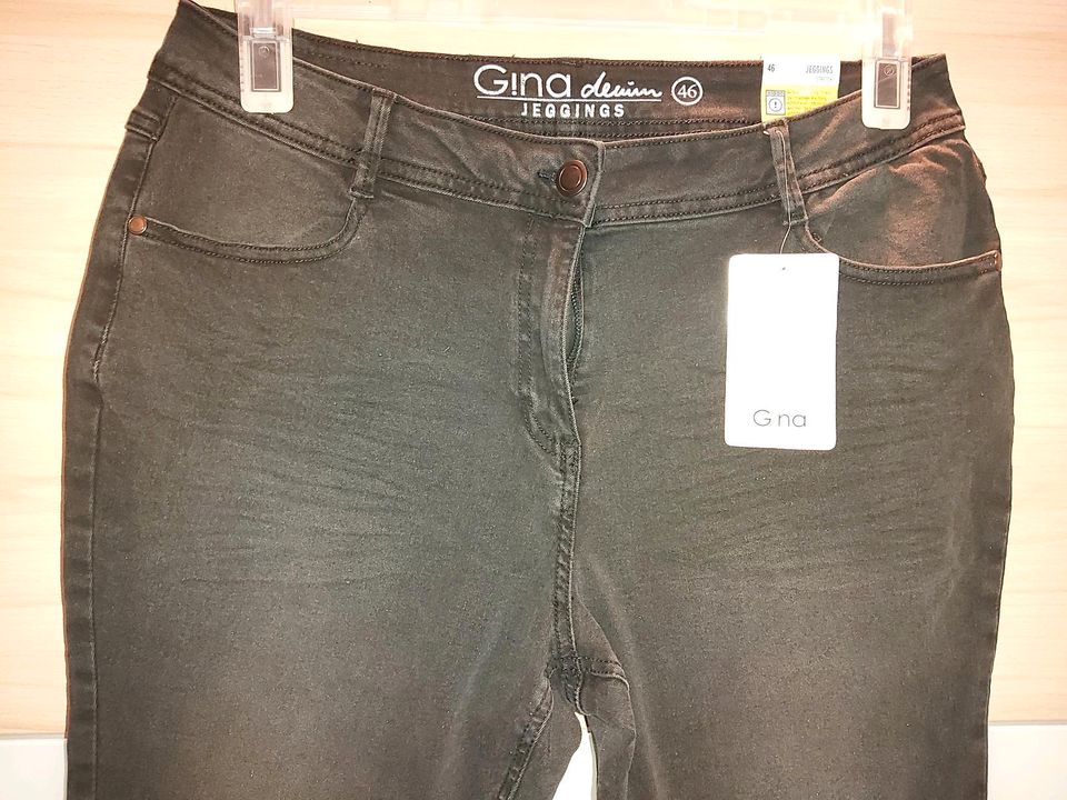 Damenjeans 7/8 Gina Gr.  46 in Löbnitz