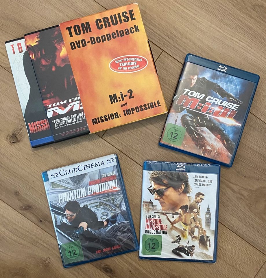 Mission Impossible 1, 2 Box DVD Teile 3, 4, 5 Blu-ray in Ahlen