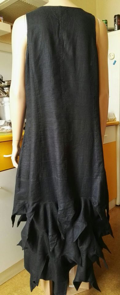 HEBBEDING Kleid Größe 1 (40/42) Schwarz 100 % Leinen in Berlin