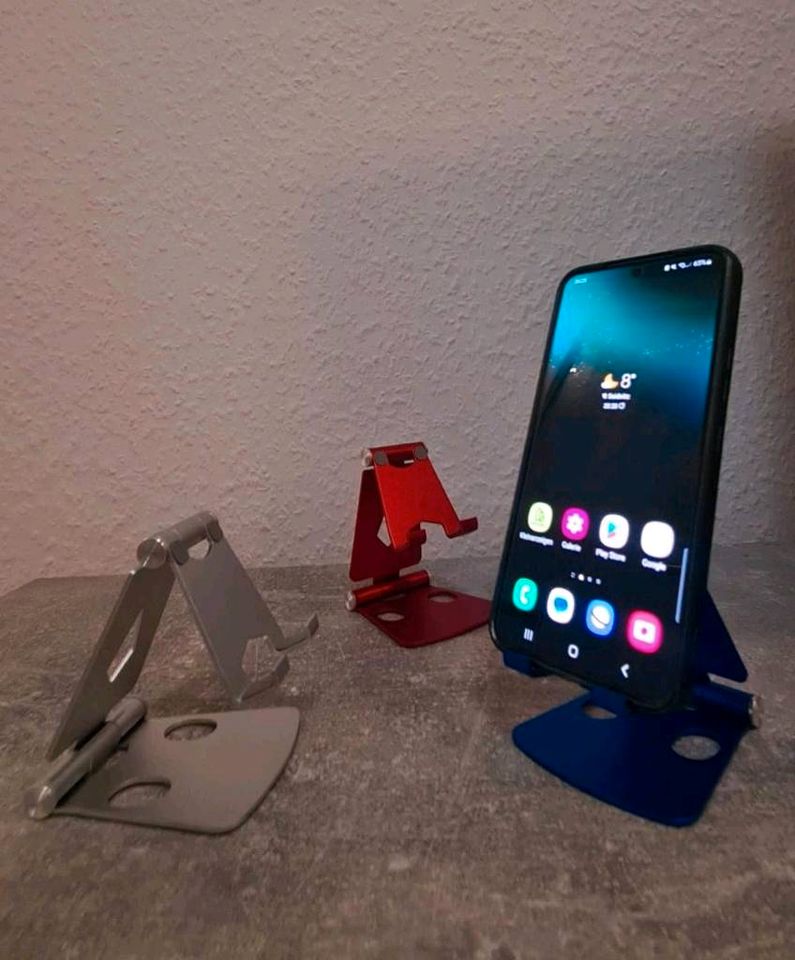 Ganzmetall Handyhalter Halterung Handy Stand Stabil Tablethalter in Dresden