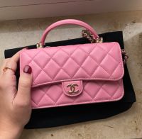 Chanel mini rectangular Tasche rosa GHW | full Set ❤️ Bayern - Landshut Vorschau