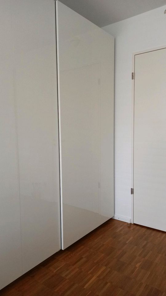 IKEA HASVIK 1x Schiebetür Hochglanz Weiß 100x236cm NEU in Darmstadt