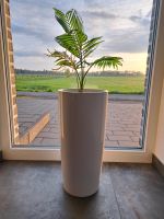 Pflanzkübel Blumentopf hoch weiß innen außen Pflanze Palme Nordrhein-Westfalen - Wesel Vorschau