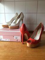 GIANNI MARRA Damen Stöckelschuhe High Heels Gr  37,5 38 weiß Wandsbek - Hamburg Marienthal Vorschau