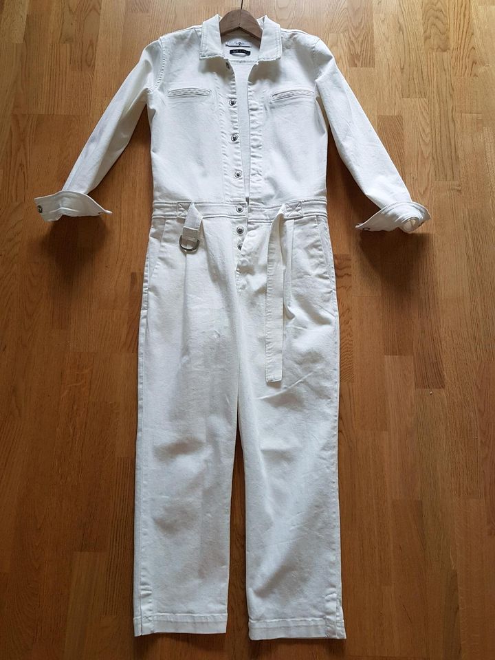 7 for all mankind Gr 36 Overall Jumpsuit weiß neu in München