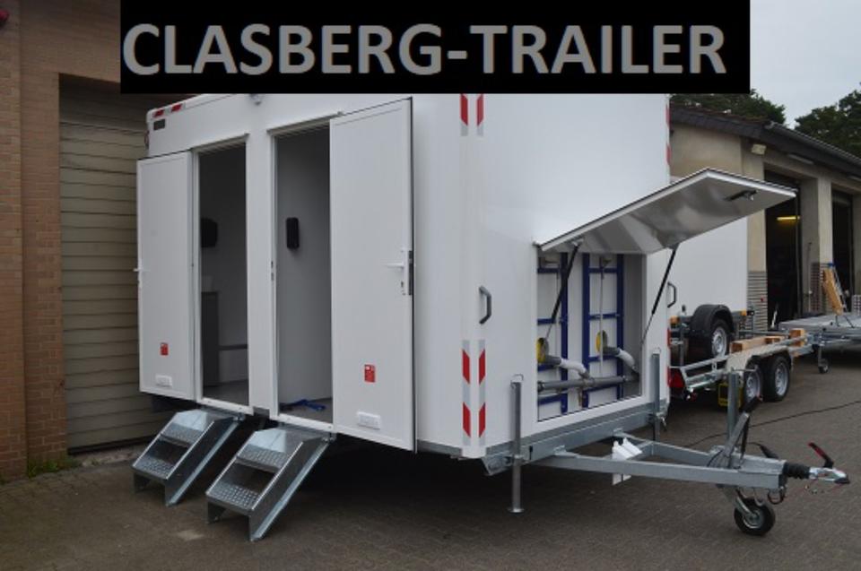 PKW Anhänger NEU 1300 Kg Toilettenwagen 2 Abteile Waschbecken in Bielefeld