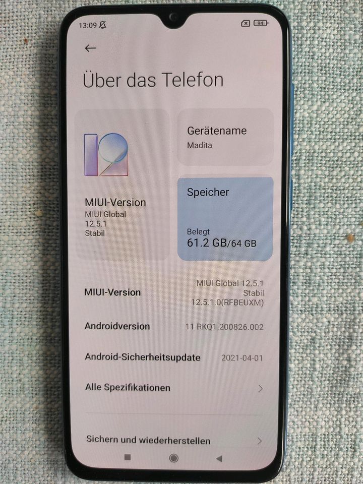 Xiaomi, Mi 11 Lite, Handy, Smartphone in Braunsbach