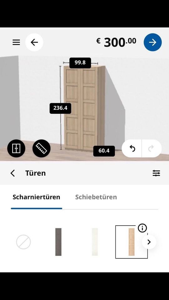 PREISSENKUNG: Ikea Pax Kleiderschrank (100x58x236) in Walsrode