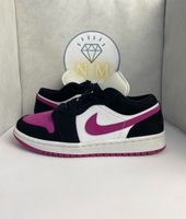 ✅Nike Jordan 1 Low Black Cactus Flowr Pink/Schwarz/Weiß 40 US 8,5 Sachsen - Treuen Vorschau