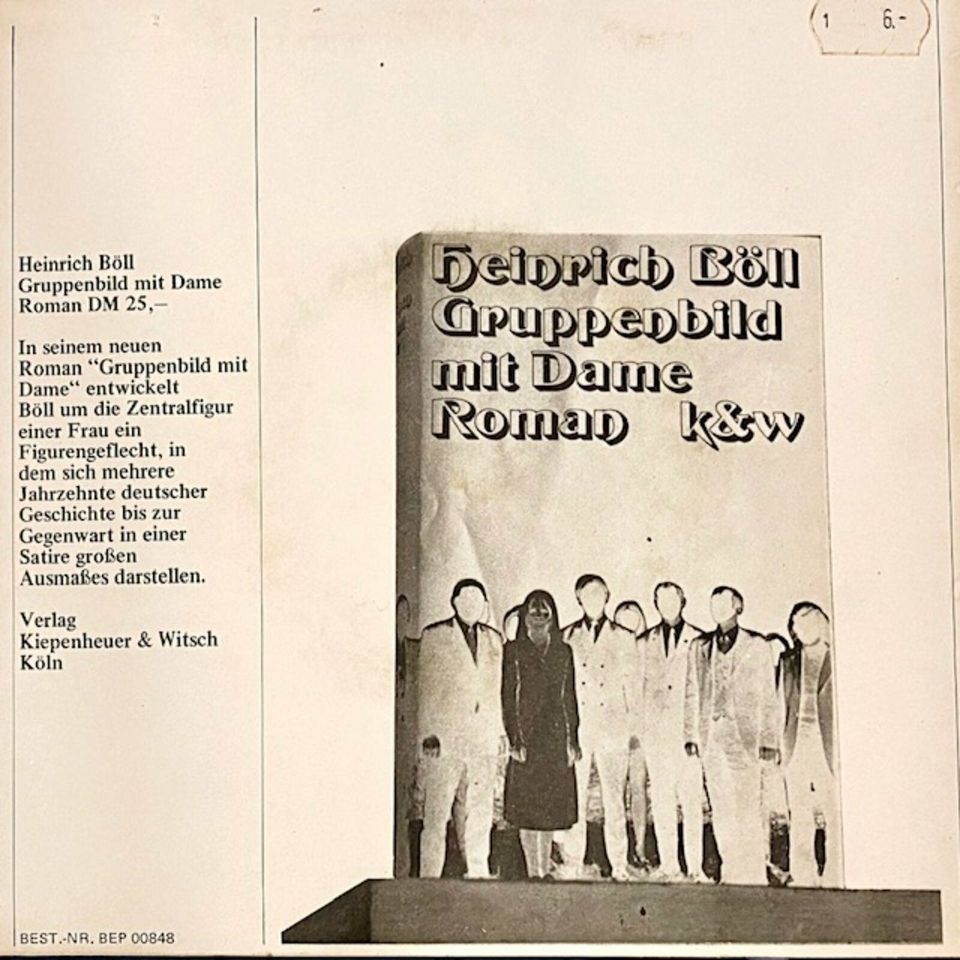 Vinyl 7": Heinrich Böll ‎- Gruppenbild Mit Dame (inkl. Versand) in Oberursel (Taunus)