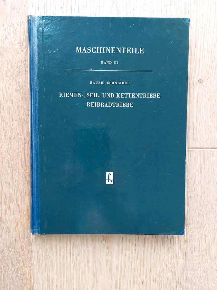 Riemen-, Seil- und Kettengetriebe, Reibradtriebe, Fachbuch 1962 in Waiblingen