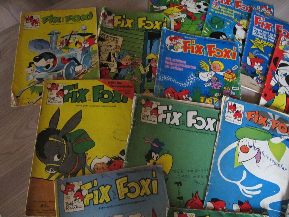 FIX und FOXI Alte Comic´s  Jahr 59´ 60er u.70er in Losheim am See