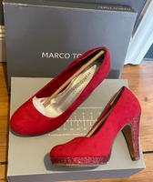Marco Tozzi Pumps Rot mit Glitzer / Neuwertig Gr.38 Hamburg - Altona Vorschau
