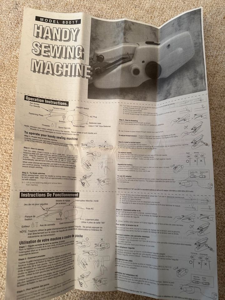 Handy sewing machine / Hand-Nähmaschine in Königstein im Taunus