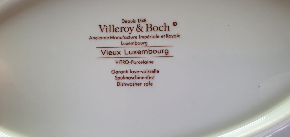 Kaffee Tee Villeroy & Boch Vieux Luxembourg Alt Luxemburg in Rheinhausen