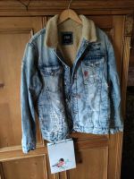 Ausgefallene Jeansjacke mit Teddyfell Rheinland-Pfalz - Stromberg Vorschau