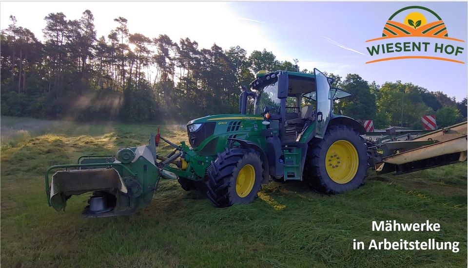 Dienstleistung Mäharbeiten / Mähen von Silage, GPS, Heu in Eschenbach