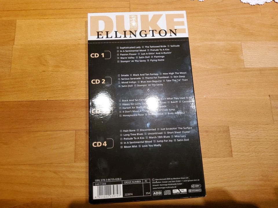 4 Jazz-CDs (Charlie Parker, Duke Ellington, "Ladies in Blue") in Lambrecht (Pfalz)