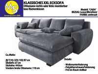 Sofa Couch Wohnlandschaft L Form XXL Luxus-Microfaser grau Nordrhein-Westfalen - Mettingen Vorschau