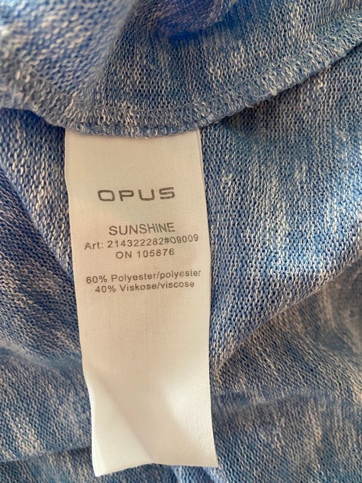 Opus Pullover Shirt hellblau schwarz grau 42 in Hannover