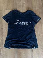 blaues Shirt mit Print (Tchibo,36/38) Nordrhein-Westfalen - Nieheim Vorschau