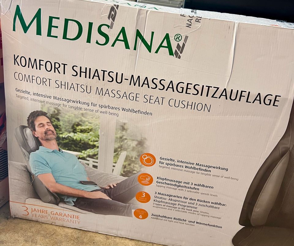 medisana MC 826 Premium-Massagesitzauflage NEUWERTIG‼️ in Magdeburg