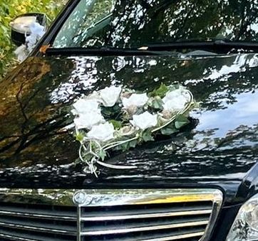 AUTOSCHMUCK HOCHZEIT Herz Tischdeko in Adorf-Vogtland