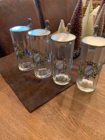 4 Glaskrüge mit Zinndeckel 0,5 Liter Baden-Württemberg - Aichstetten Vorschau