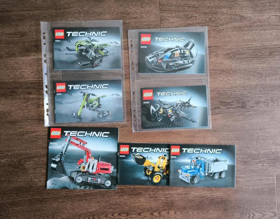 viele Lego Technic/Technik Anleitungen alt - heute + Bonsai 10281 in Gröbenzell