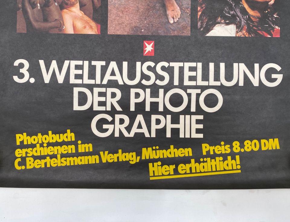 * POSTER PLAKAT 3. WELTAUSSTELLUNG DER PHOTOGRAPHIE 1973 in Berlin